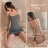 Hollow sexy suspender nightdress sexy lingerie
