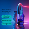 Sex toys gay use male porn toy rotating telescopic masturbator.