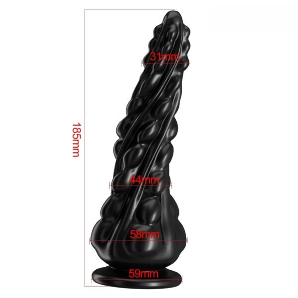 Super large anal plug tentacle suction cup anal plug soft rubber special-shaped penis sex toys