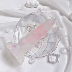Small jelly butt plug colored granules twisted hemp rope butt plug pudding simulation penis adult products
