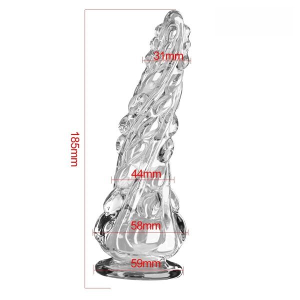 Super large anal plug tentacle suction cup anal plug soft rubber special-shaped penis sex toys