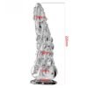 Super large anal plug tentacle suction cup anal plug soft rubber special-shaped penis sex toys